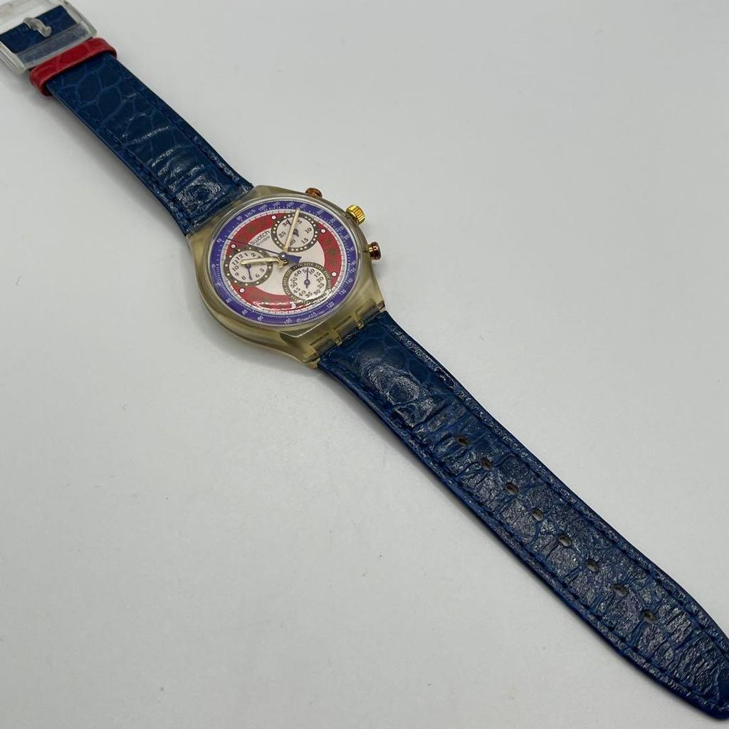 Used Vintage Swatch Chronograph 1993 Battery Replaced