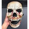 Realistic Halloween Skull Masks Adjustable Scary Skull Headgear  for Women Men