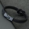 Neu Roman Männer Armband Seil Doppel Schicht Colorblock Pirate Braclet Accessoires Homme Erkek Bileklik Braslet Rouge Freund Geschenk