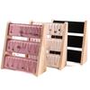 Wood Jewelry Display Stand Rack Functional Wood Jewelry Display Shelf Effective Pendant Accessory Storage Holder