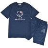 Yoshida Yu Hello Kitty T-shirt Half Pants Set Sleeve Loungewear Drawstring Sanrio Characters