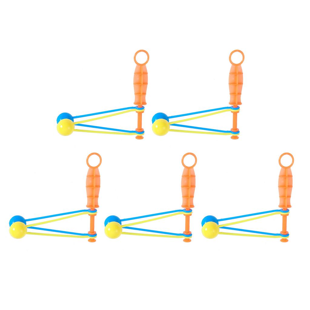 5pcs Hand Cranked Ball Toy Innovative Fun Classic Nostalgic Plastic Noisemaker  Balls for Bir