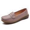 Women's Moccasins Casual Slip on Loafers Lady Summer Breathable Minimalist Flats Soft Walking Shoes for Mother