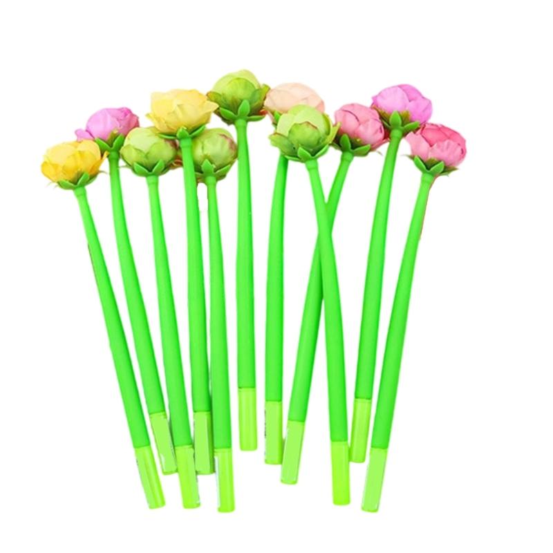 Gel Ink Pen Quick-Drying Ink Pen 0.5mm Point Roller Ball Pen Straight Liquid Gels Ink Pen Set for Writing Journaling 1