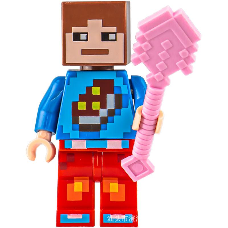 Ninja Warrior Superhero Doll With Weapon Single Building Block Assembly Toy