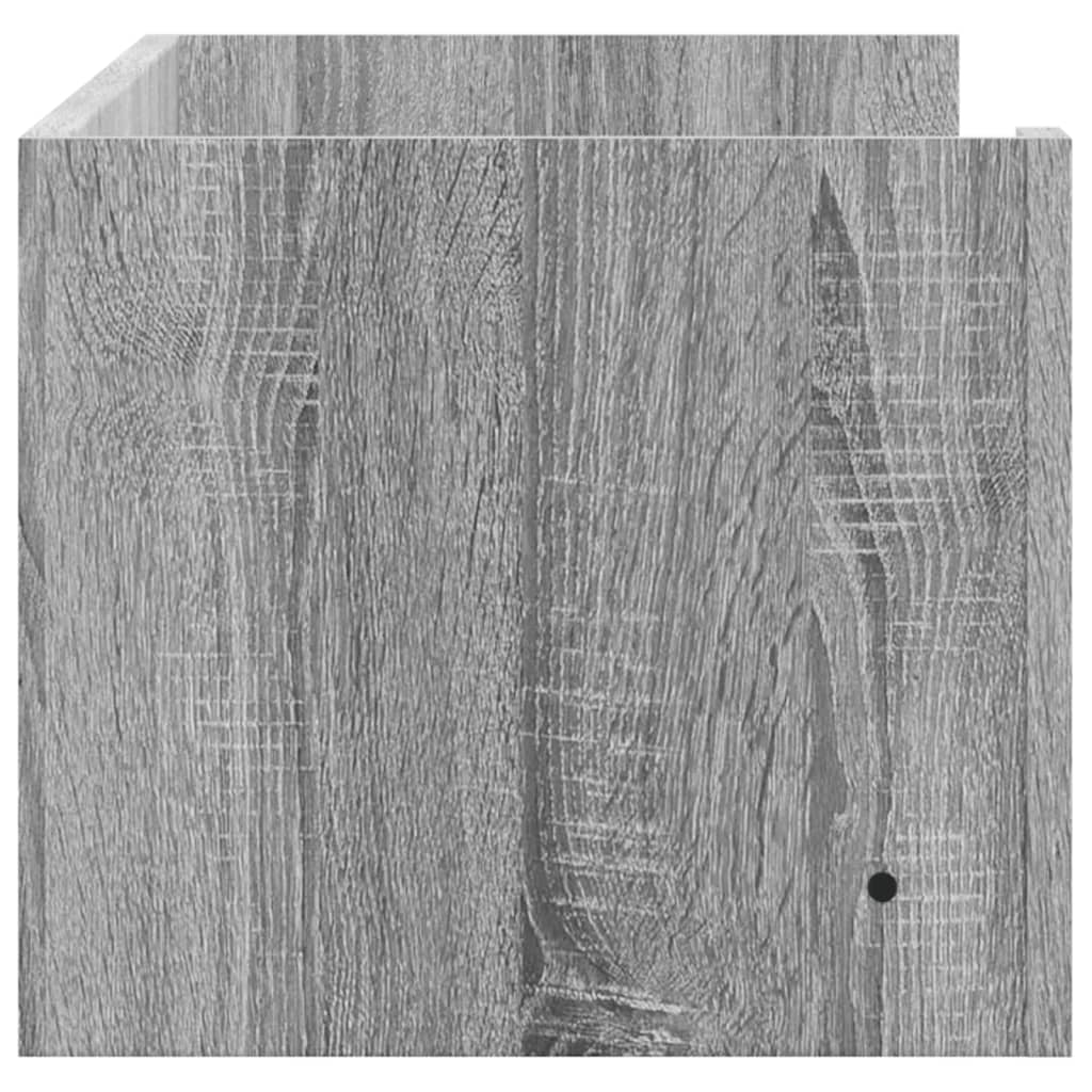 Wall Shelf Gray Sonoma 100x35x30.5 cm Particleboard