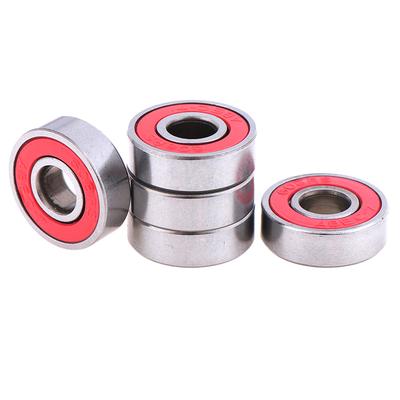 5 bucăți roșu Abec-7 608Rs rulmenți cu bile etanșați pentru skateboard, 8x22x7mm