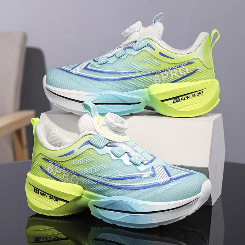 Men's Shoes Breathable All-match Mesh Shoes Sports Rotary buckle Shoes Men's All-match Wear-resistant Running Shoes for Men
