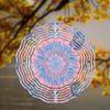 10 Inch Hanging Wind Chime Rotating Design 360 Degree Hook Garden Style Metal Decor for All Seasons Outdoor Artistic Charm Harmony Deco