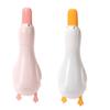 Two Purpose Duck Wall Clip Bathroom Hair Catcher With Double Sided Grip For Shower Drain Cleaning And Decoration
