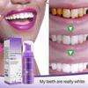V34 Mousse Toothpaste Teeth Cleaning Purple Whitening Toothpaste Yellow Teeth Removing Tooth Stains Oral Cleaning Hygiene 50ml