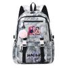 Cartoon Anime K-Pop Demon Hunters Printed Backpack Schoolbag for Teenager Student Girl Boy Bookbag Large Capacity Waterproof Travel Bag Gift