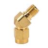 45 Degree Angle SMA Connector Gold Stable Connection Male To Female Connector Antenna Adapter Connector Coaxial Cables