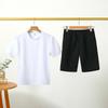 Summer CR7 Printed Short Sleeve Children Set Casual Fashion Tops and Shorts 2pcs Set Kid Boys Girls Sports Tshirts Set Outfits