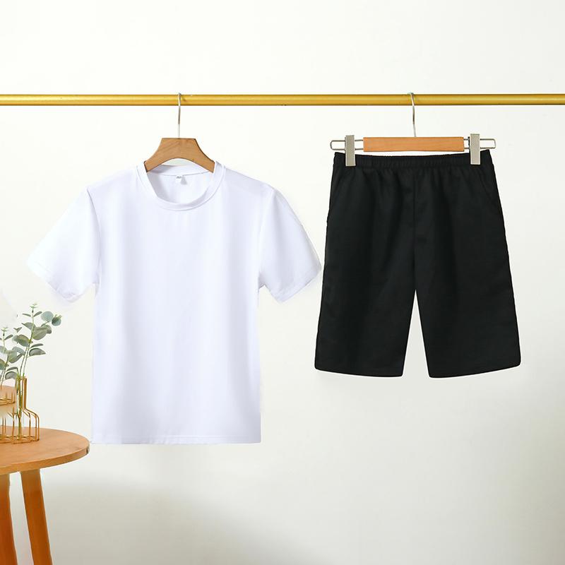 Summer CR7 Printed Short Sleeve Children Set Casual Fashion Tops and Shorts 2pcs Set Kid Boys Girls Sports Tshirts Set Outfits