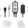 Temperature Controller Wifi Digital Temperature Controller Heating Cooling Output Smart Reptile Thermostat App Remote Control Temperature Con