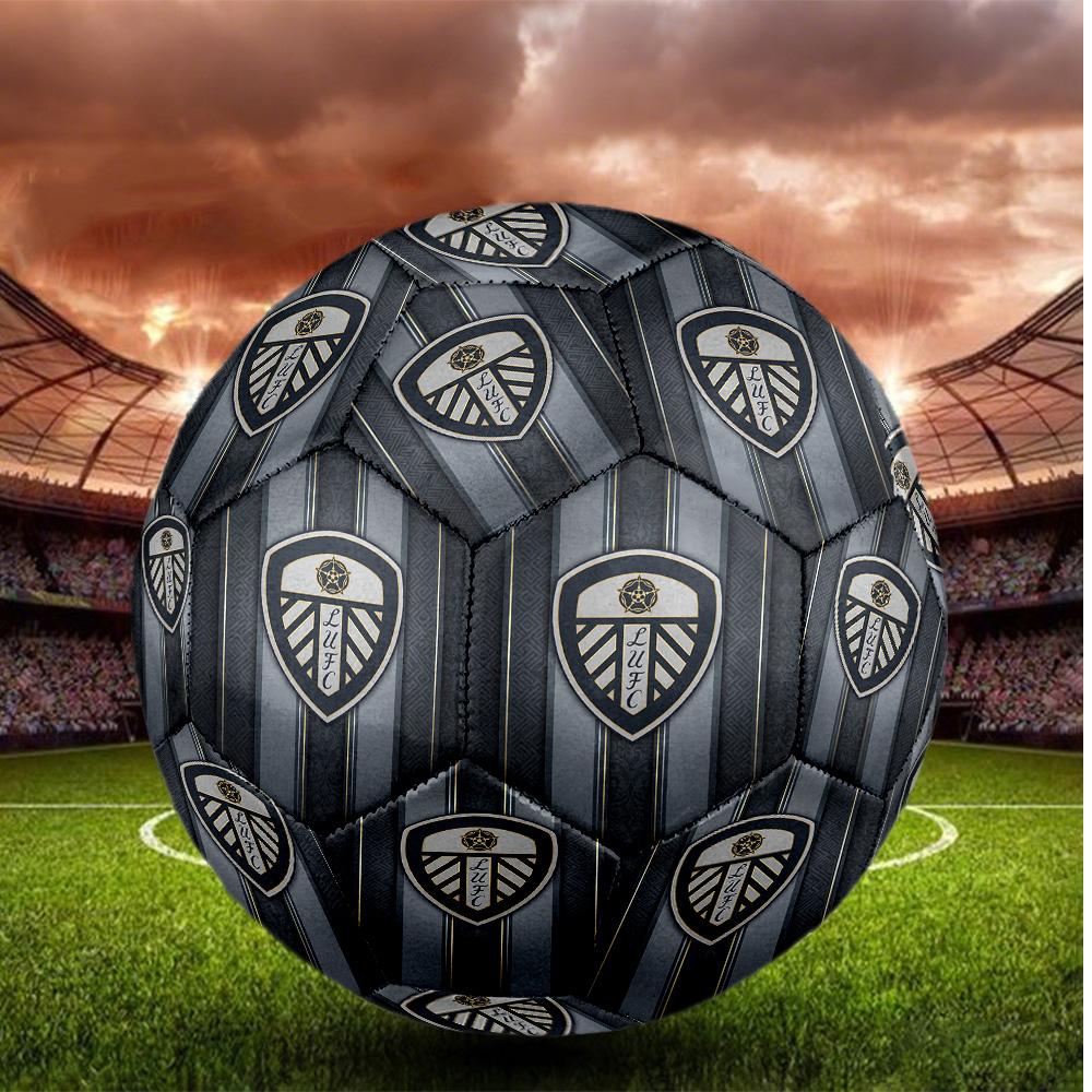 Leeds United Size 5 Football High Elastic Soccer Ball For Outdoor Competition Daily Training Play