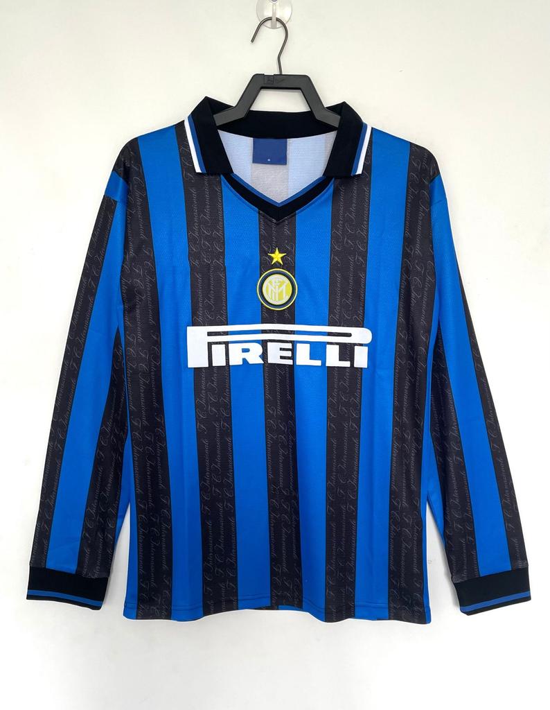 Langarm Vintage Trikot Fußballtrikot Real Madrid, Manchester United, England Arsenal, Portugal Inter Mailand AC Replica Trikot
