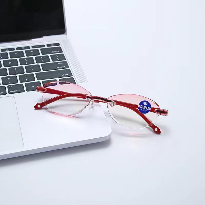 HD Anti-Blue Light Auto-Adjusting Zoom Reading Glasses - Black Tech Design