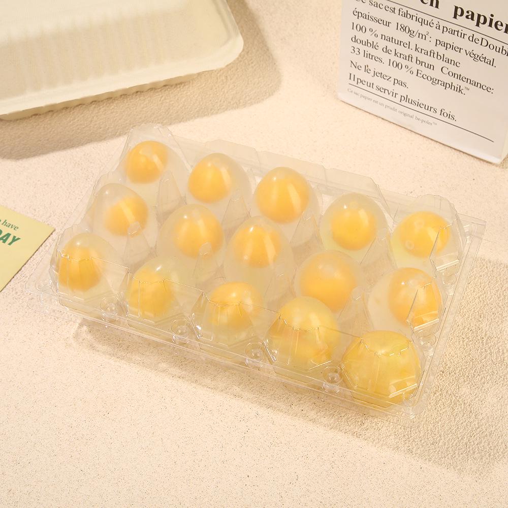 Crispy Egg Yolk Soft Rubber Squeeze Toy: Creative Prank Decompression Egg