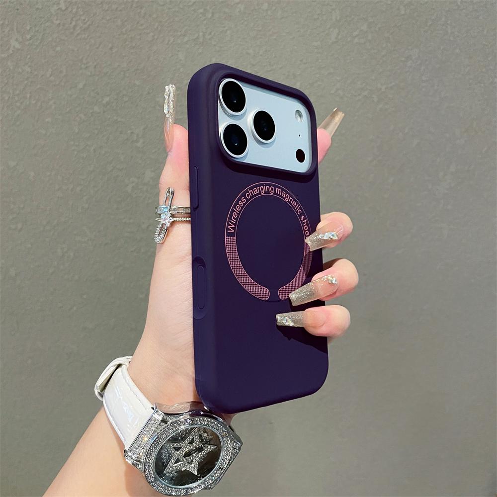

Soft Liquid Silicone For Magsafe Wireless Charging Magnetic Case For iPhone 17 16 15 14 13 12 11 Pro Max Plus Candy Color Cover iPhone 13