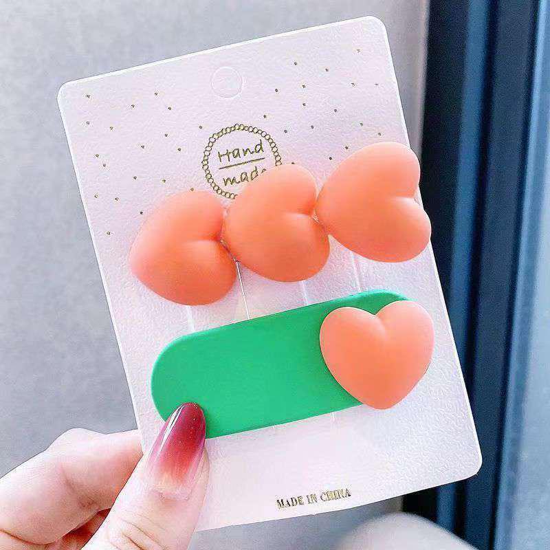 

Заколка для волос Princess BB для маленьких девочек - заколка в корейском стиле для младенцев и малышей heart hairpin