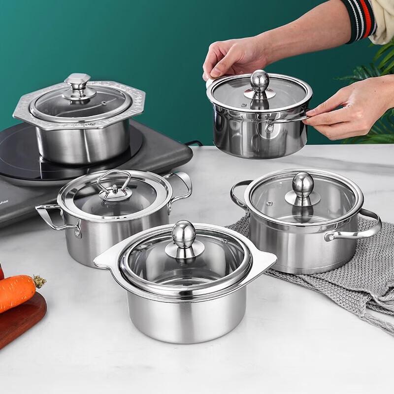 Thick Stainless Steel Single-Serve Hot Pot