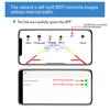 Car Rear View Camera Wifi HD 170 Degree Rear View Camera Wireless Waterproof Wifi Backup Camera 12V 24V for Android Ios