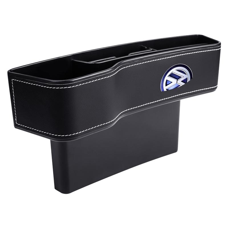 Car Crevice Storage Box Seat Gap Slit Seat Gap Slit Seat Organizer For Volkswagen CC R-Line T5 Golf T-ROC R Polo GTD Bora Arteon