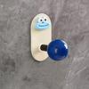 4Pcs Punch Free Wall Hooks Strong Load-bearing Creative Shape Self Adhesive Wall Mounted Clothes Key Towel Hangers