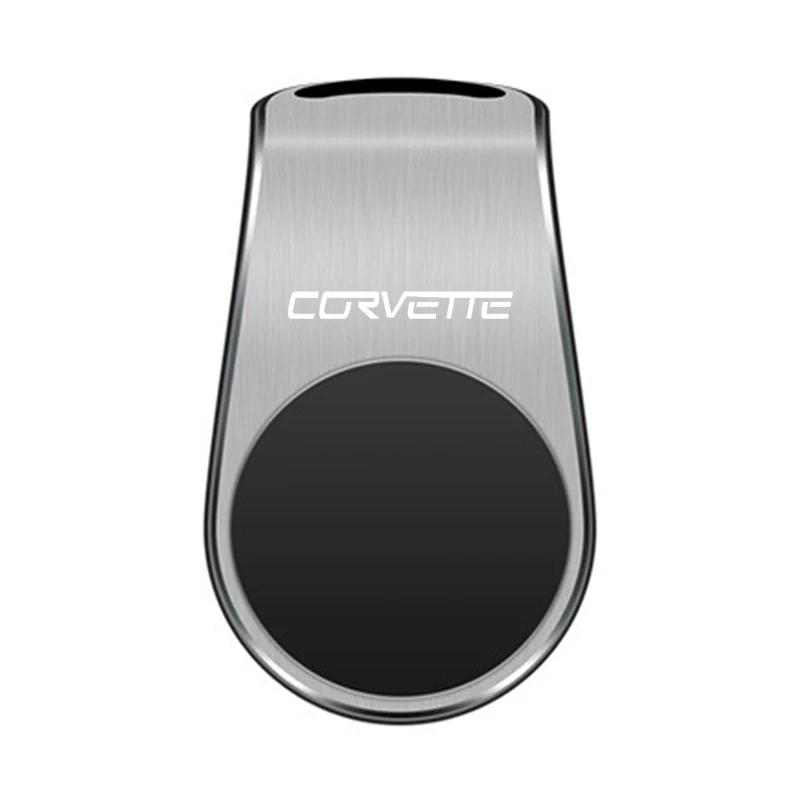 Neuer Auto-Handyhalter Magnetische Auto-Halterung Für Chevrolet Corvette Logo Anti-Rutsch Handyhalter Auto Magnetisch L-förmig Auto-Zubehör