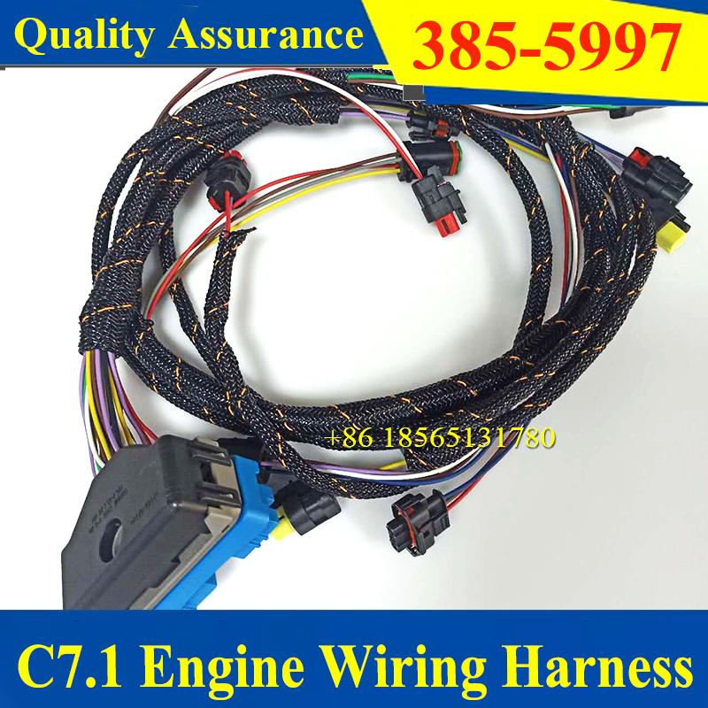 High Quality 385-5997 New Engine wiring Harness C7.1 3855997 for Caterpillar Excavator Wire Harness 320D 323D2 236D2 330D2