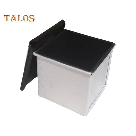 Moule à pain grillé avec couvercle Revêtement antiadhésif Récipient à pain en alliage d'aluminium pour une cuisson saine Sandwich Toast Four Ustensiles de cuisson