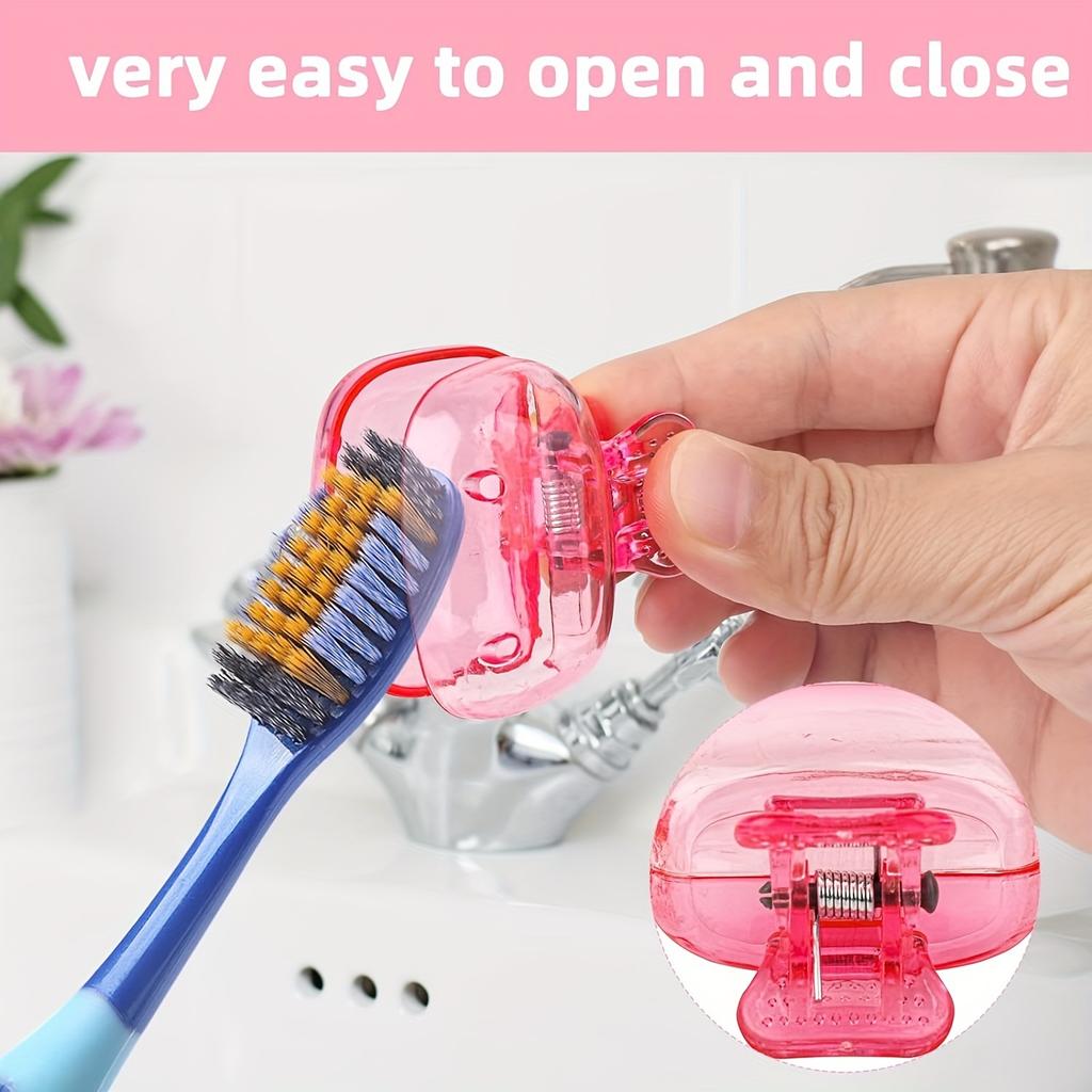 1pcs Portable Toothbrush Head Covers - Odorless, Dustproof Travel Caps for Home & Personal Care