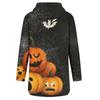 Women's Casual Long Sleeve Halloween Print Pullover Hoodie Sweatshirt