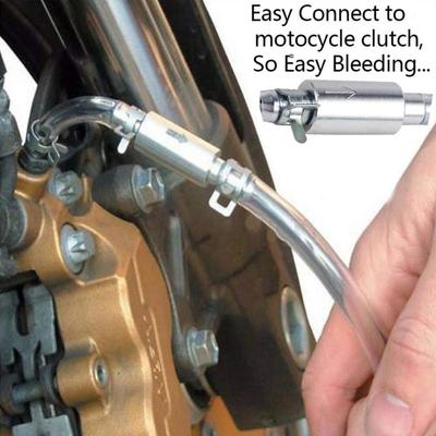 Motorcycle Hydraulic Brake Bleeder Discharge Device Tool Clutch Brake Bleeder Hose Way Convenient Tube Bleeding Tools