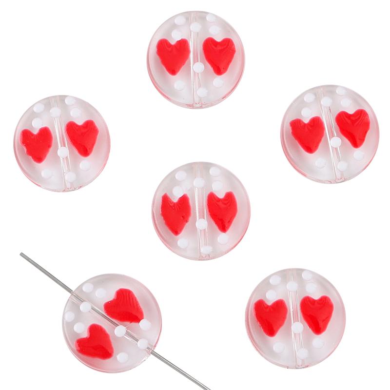 

2 шт. смоляные двухсторонние плоские круглые бусины с ручной росписью для DIY ожерелье браслет серьги изготовление ювелирных изделий аксессуары для рукоделия