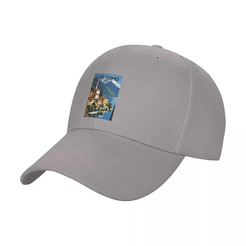 New Lake Como Italy Traditional Travel Poster Baseball Cap Hiking Hat Anime Fashion Beach Hats for Unisex Caps Women Unisexs