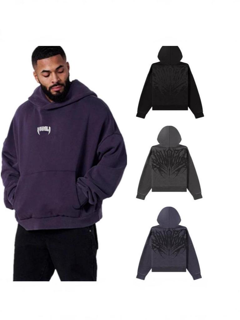 Sudadera Deportiva Retro Americana YoungLA: Chaqueta de Fitness y Running de Moda