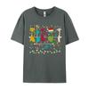 Mid Century Modern Look Cats Christmas Retro 50s 60s Xmas TShirt Casual Short Sleeve All Cotton Round Collar Unisex TShirt