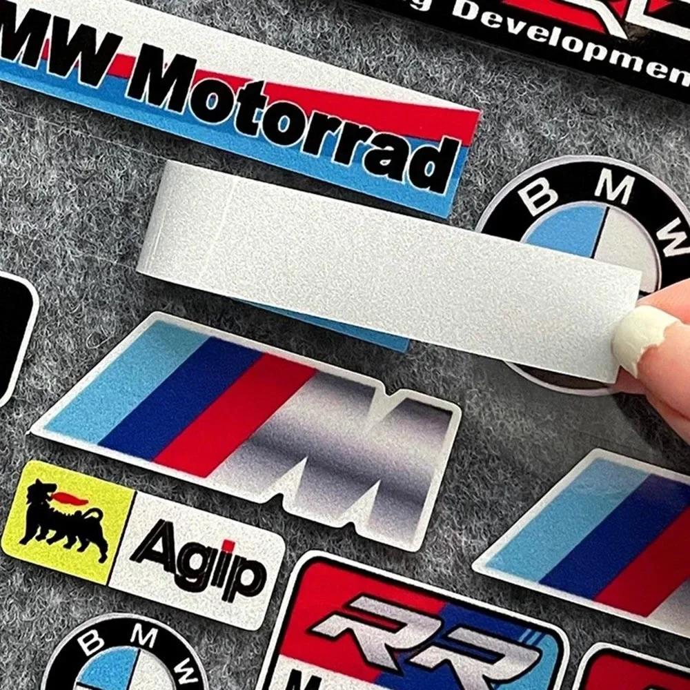 Beliebte Neue Motorradaufkleber Geeignet für BMW Modifizierte Aufkleber Stoßdämpfer Kraftstofftank Seitenkoffer Heckkoffer Reflektierende Aufkleber