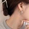 Irregular Geometric Ear Buckle Minimalist Versatile Niche Earrings For Women