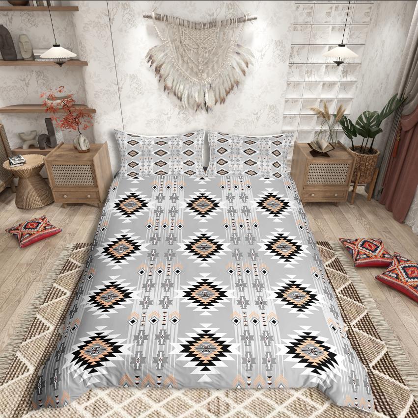 Comforter Homewish Tribal Aztec Bohemian Theme Bedding Set For Teensexotic Style Decor
