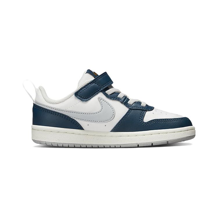 Nike Court Borough Low 2 PS White Valerian Blue Kids Sneakers Summit-White Pilgrim Pure-Platinum BQ5451-121