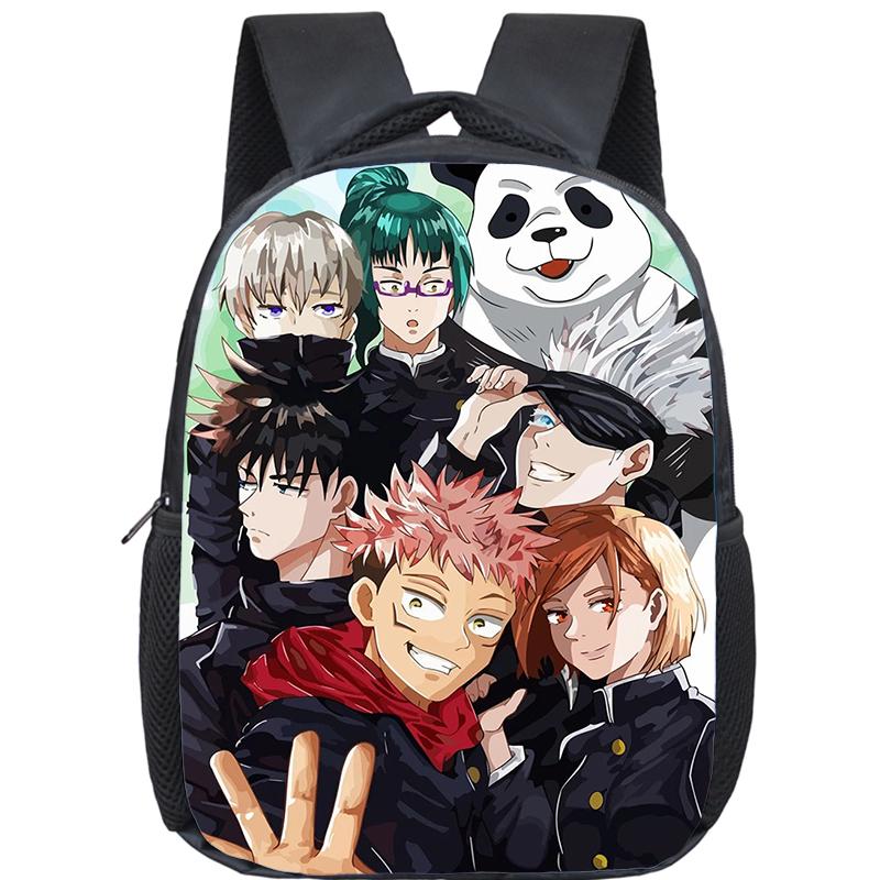 Anime J-Jujutsu Kaisen Backpack Children School Bags Manga Gojo Satoru Yuji Itadori Backpack Boys Girls Kindergarten Book Bag
