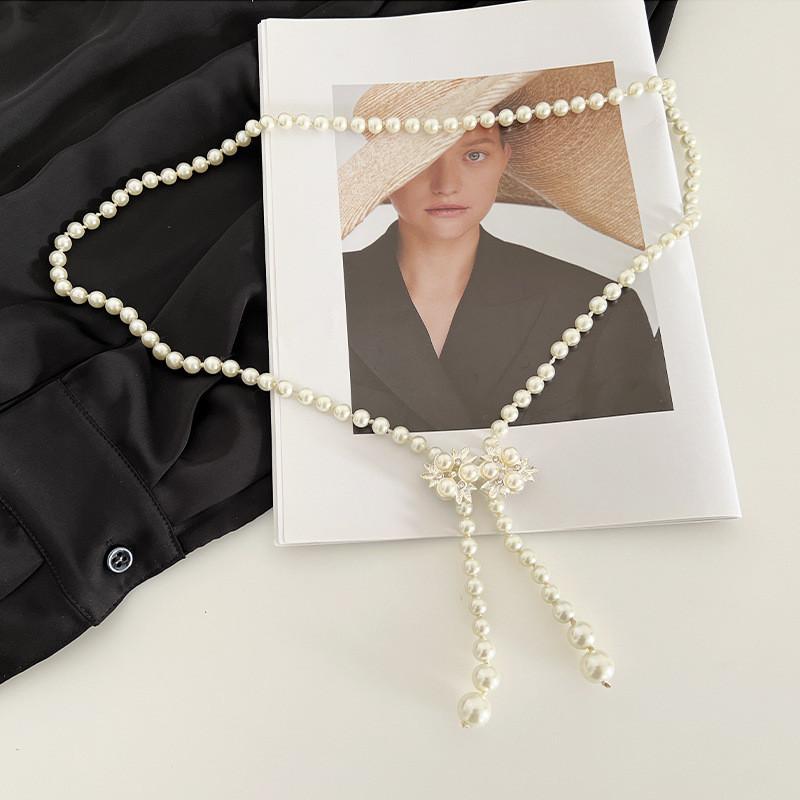 Sophisticated Waist Pearl Chain For Women With Elegant Designs And Details Rhinestone