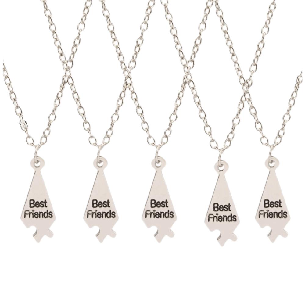 Kreatywny Naszyjnik dla Najlepszej Przyjaciółki Stop Cynku Stop Cynku Wielooosobowy Naszyjnik Łączony Naszyjnik Przyjaźni Kobiety
