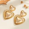 Accessories Temperament Love Earrings Fashion Light Luxury Retro Geometric Versatile Earrings