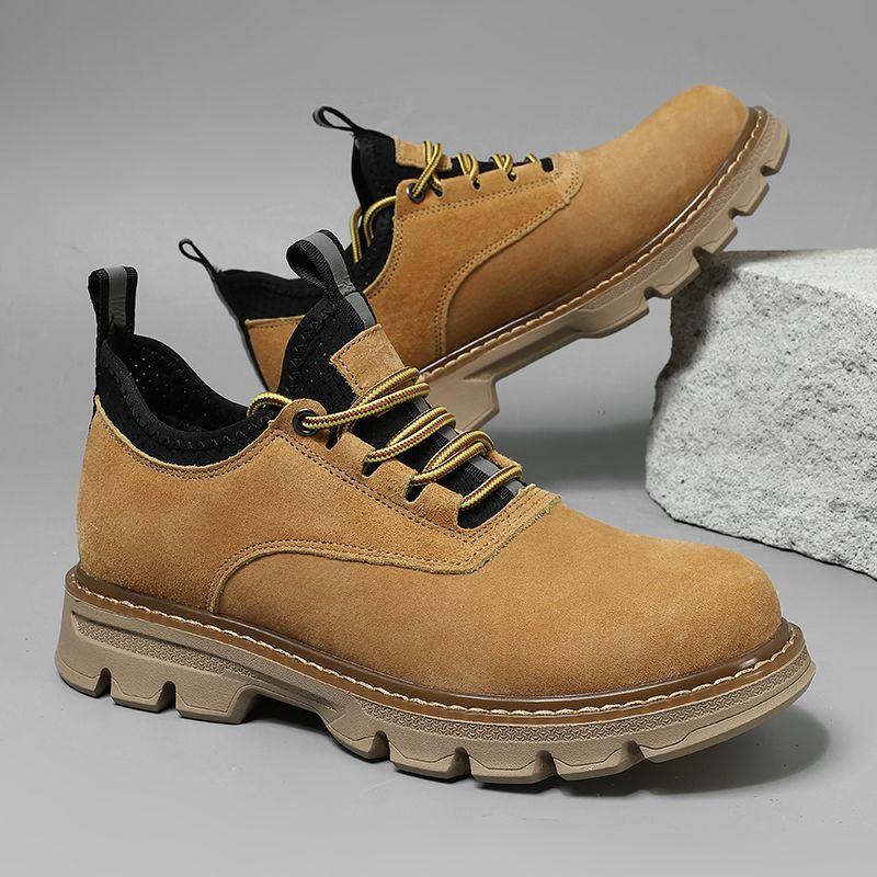 Genuine Leather Bumblebee Martin Boots Men's Boots