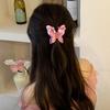 Hair Claw Medium Size Butterflies Shape Acetate Plate Hair Clip Gradient Texture Strong Grip Back Head Hair Claw Hair Accessories